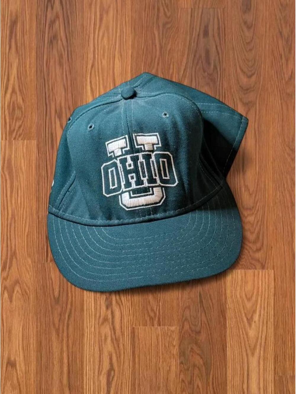 Ohio University Pro-Line Authentic OU Merch Men's Green and Blue Hat